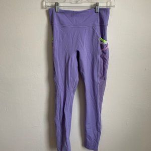 Fabletics leggings, lilac, sized M